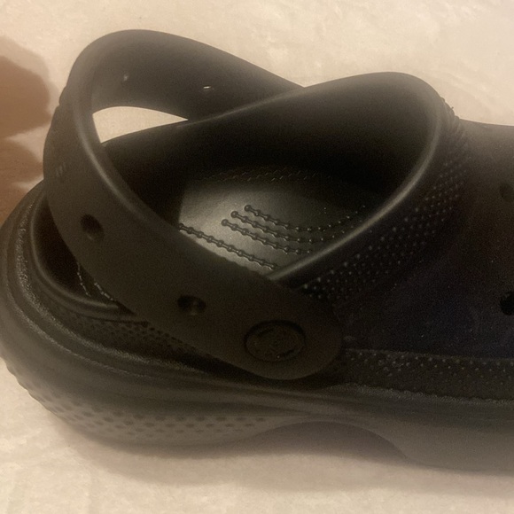 CROCS NWT Stomp Clogs Women Size 4 Men’s Size 2 Black - Picture 9 of 12